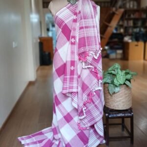 Bhujodi Saree Handwoven in Kala Cotton. – (BHUJ1082)