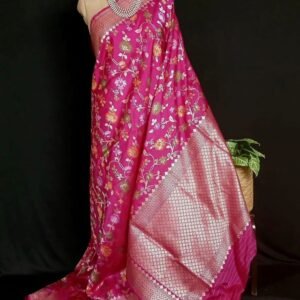 Meenakari Saree in Katan Silk - (MSKS0001)