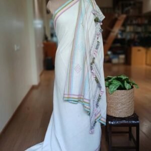 Bhujodi Saree Handwoven in Kala Cotton – (BHUJ1095)