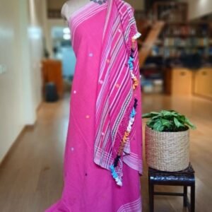 Bhujodi Saree Handwoven in Kala Cotton – (BHUJ1096)