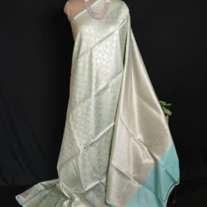 Kinkhab Zari Brocade Handweave on Katan Silk - (KZBK0002)