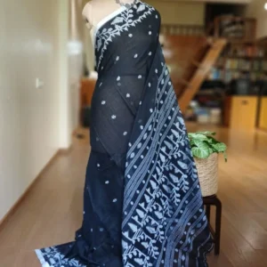 Soft Cotton Jamdani Handweave from Phulia – (JCHS0024)
