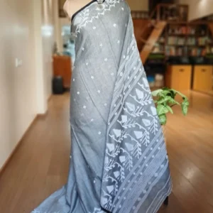 Soft Cotton Jamdani Handweave from Phulia  – (JCHS0014)
