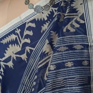 Soft Cotton Jamdani Handweave from Phulia – (JCHS0021)