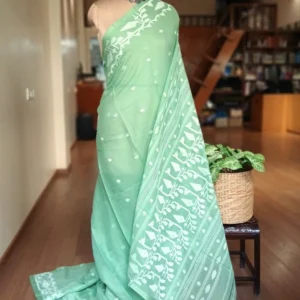 Soft Cotton Jamdani Handweave from Phulia – (JCHS0025)