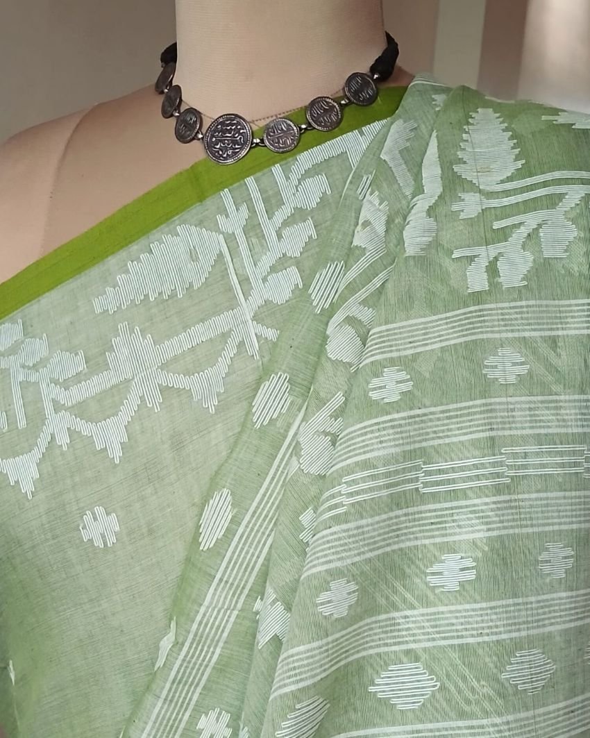 Soft Cotton Jamdani Handweave from Phulia – (JCHS0016)