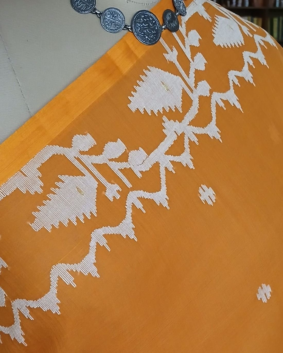 Soft Cotton Jamdani Handweave from Phulia – (JCHS0029) - Image 4