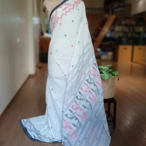 Soft Cotton Jamdani Handweave from Phulia – (JCHS0018)