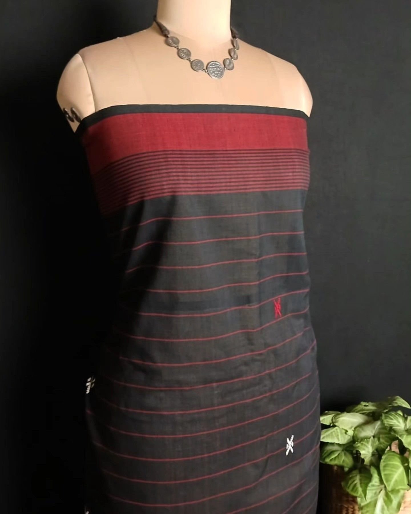 Kotpad Natural Dyes Cotton Saree - (CTKS0024) - Image 7
