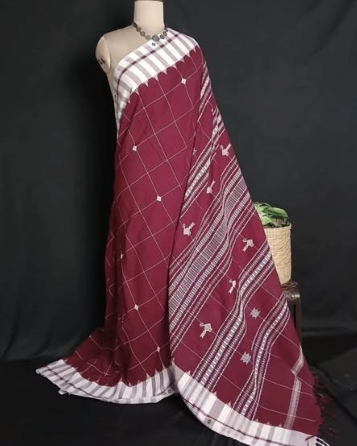 Kotpad Natural Dyes Cotton Saree - (CTKS0025)
