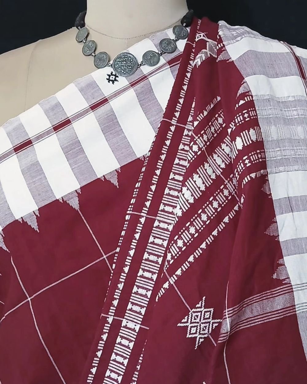 Kotpad Natural Dyes Cotton Saree - (CTKS0025) - Image 2