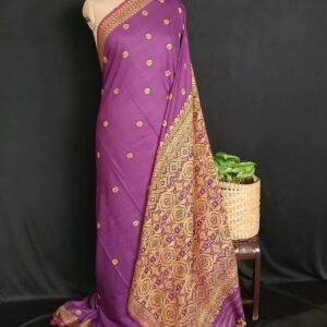 Ahimsa Eri Silk saree from Sualkuchi in Assam - (AESS0021)