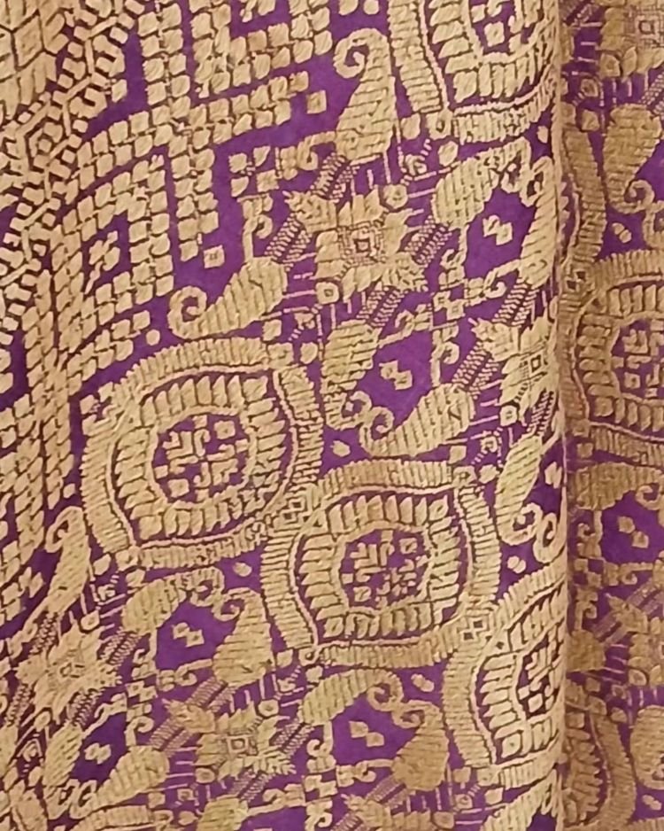 Ahimsa Eri Silk saree from Sualkuchi in Assam - (AESS0021) - Image 4
