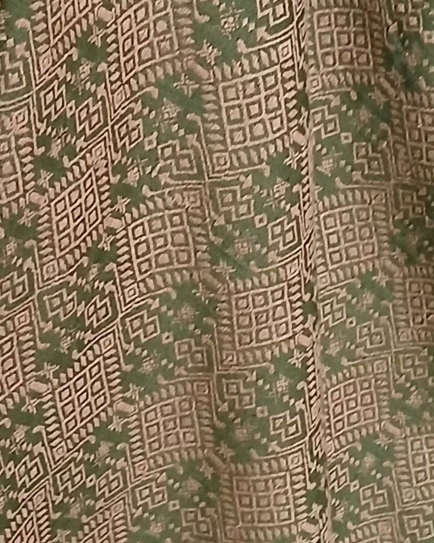 Ahimsa Eri Silk saree from Sualkuchi in Assam - (AESS0020) - Image 4
