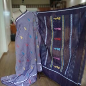 Gollabhama (milkmaid / gopika) handweave saree in cotton – (WGHS1019)