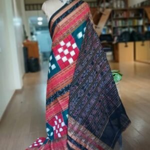 Sambalpuri Single Ikat Saree in Cotton - (SSIS0002)