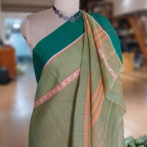 Handloom Cotton Saree from Narayanpet in Telangana – (HCSN1006)