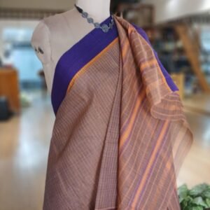 Handloom Cotton Saree from Narayanpet in Telangana – (HCSN1007)