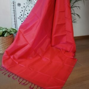 Pure Silk Handweave Plain Saree from Murshidabad – (PSMS0011)