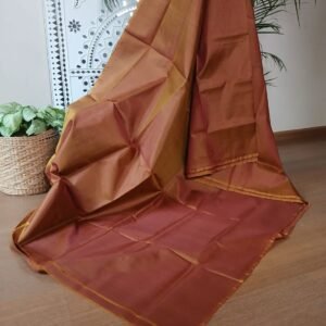 Pure Silk Handweave Plain Saree from Murshidabad – (PSMS0019)