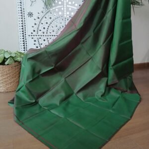 Pure Silk Handweave Plain Saree from Murshidabad – (PSMS0009)