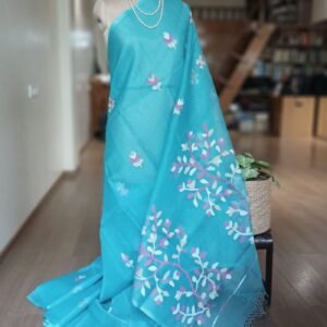 Handweave Jamdani Silk Saree – (SJMS1183)