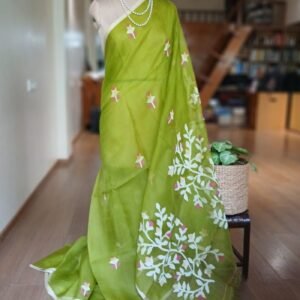 Handweave Jamdani Silk Saree – (SJMS1185)