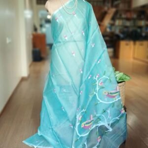 Handweave Jamdani Silk Saree – (SJMS1188)