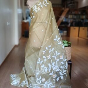 Handweave Jamdani Silk Saree – (SJMS1178)