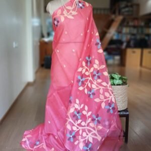 Handweave Jamdani Silk Saree – (SJMS1177)