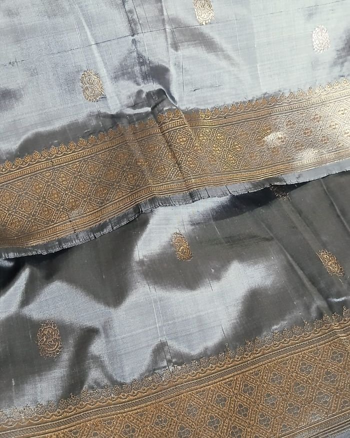 Banarasi Pure Katan Silk Dupatta – (DUPT1016) - Image 9