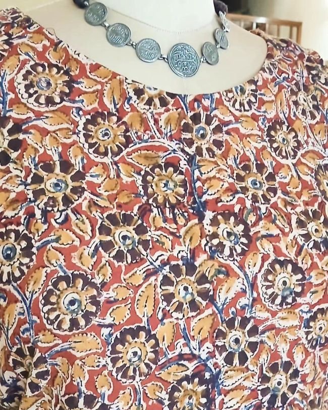 Cotton Sleeveless Dress with Two Pockets - (ACSD1013) - Image 3