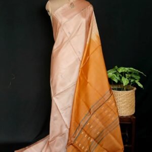 Banana Pith Fibre Handwoven Saree - (BPHS0001)