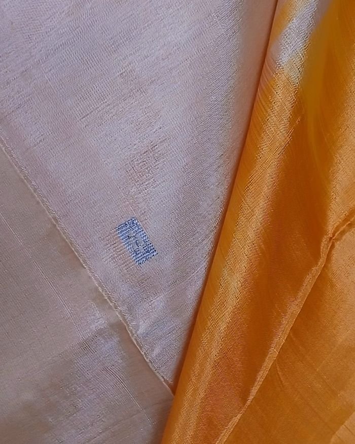 Banana Pith Fibre Handwoven Saree - (BPHS0001) - Image 7