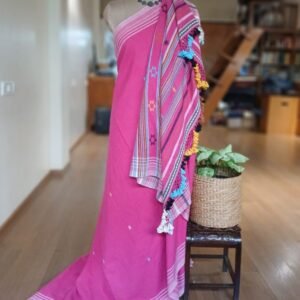 Bhujodi Saree Handwoven in Kala Cotton – (BHUJ0010)