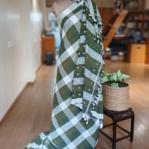 Bhujodi Saree Handwoven in Kala Cotton – (BHUJ0011)
