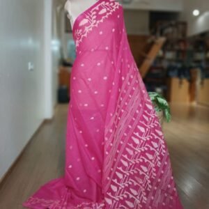 Soft Cotton Jamdani Handweave from Phulia – (JCHS0030)