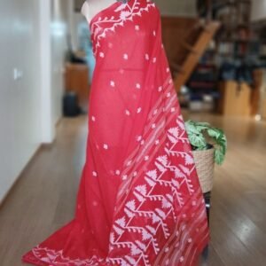 Soft Cotton Jamdani Handweave from Phulia – (JCHS0032)