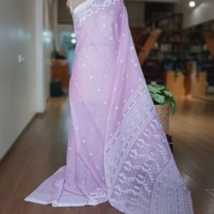 Soft Cotton Jamdani Handweave from Phulia – (JCHS0031)