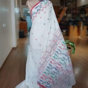 Soft Cotton Jamdani Handweave from Phulia – (JCHS0034)