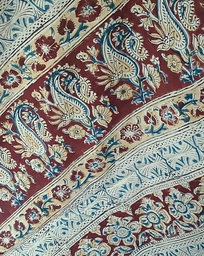 Pedana Cotton Kalamkari Saree - (PCKS0001) - Image 8