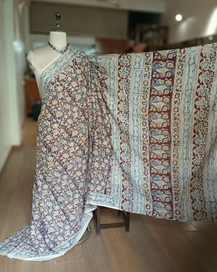 Pedana Cotton Kalamkari Saree - (PCKS0001) - Image 4