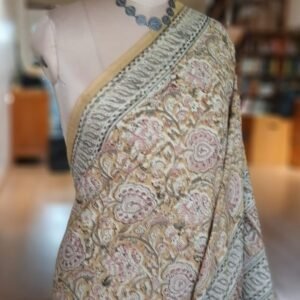 Pedana Cotton Kalamkari Saree - (PCKS0011)