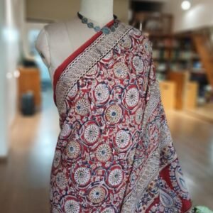 Pedana Cotton Kalamkari Saree - (PCKS0013)