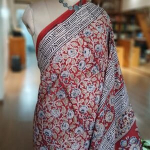 Pedana Cotton Kalamkari Saree - (PCKS0014)
