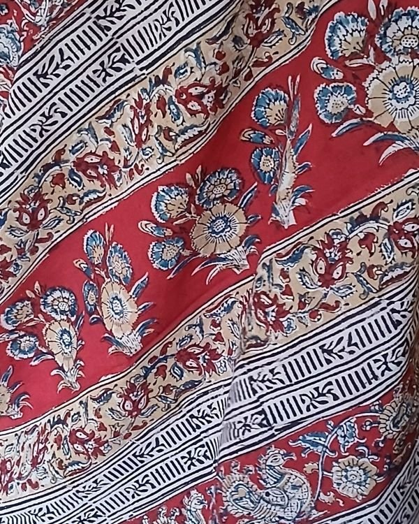 Pedana Cotton Kalamkari Saree - (PCKS0014) - Image 4