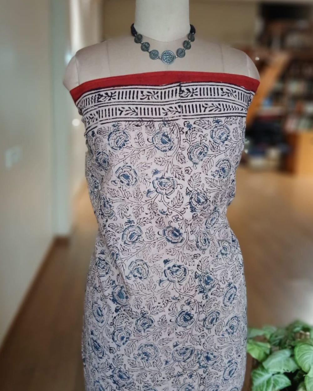 Pedana Cotton Kalamkari Saree - (PCKS0014) - Image 10