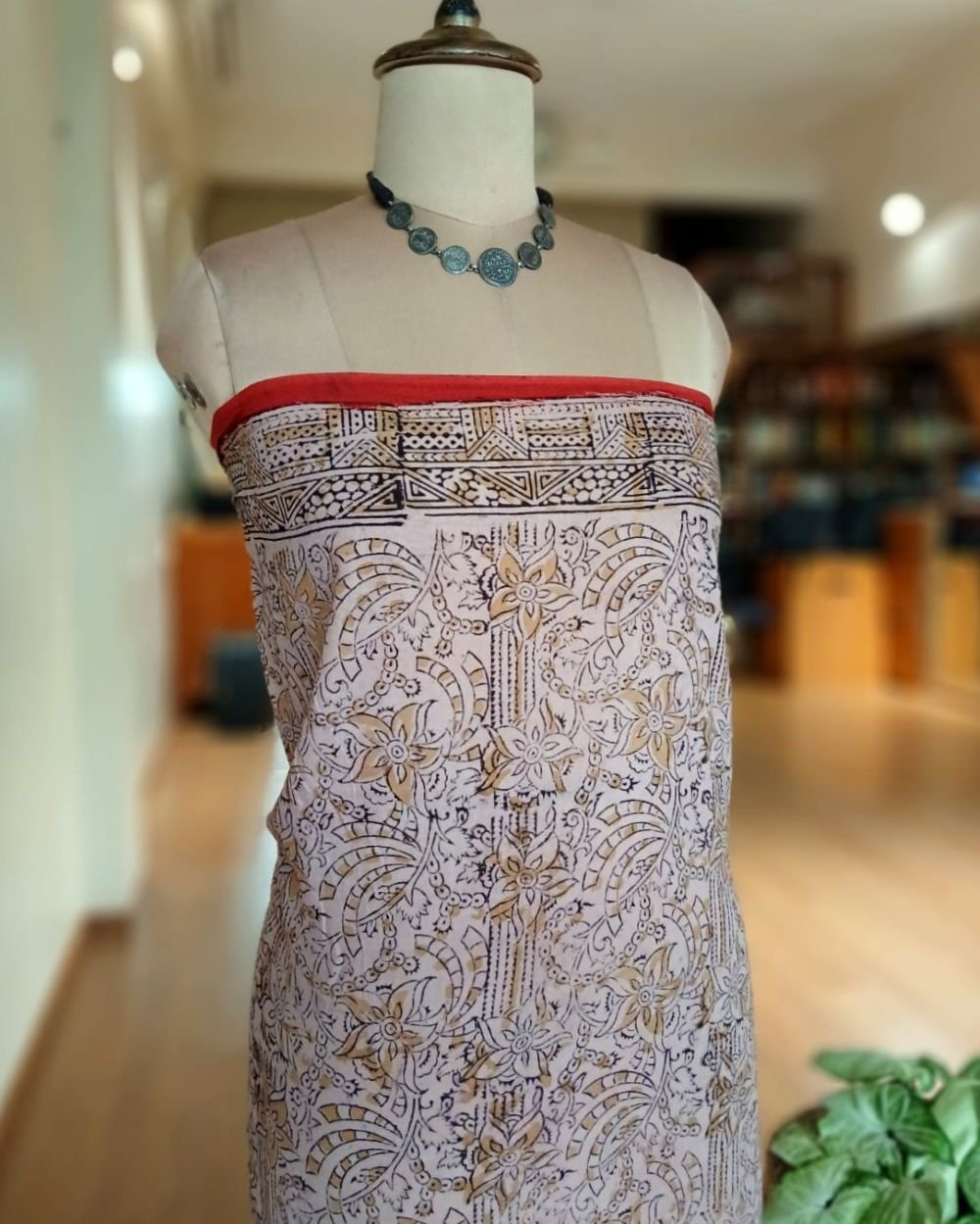 Pedana Cotton Kalamkari Saree - (PCKS0015) - Image 10