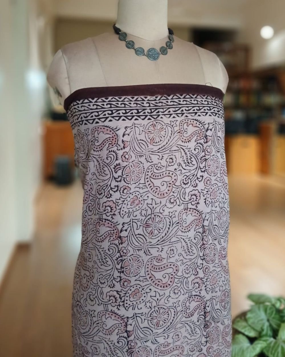 Pedana Cotton Kalamkari Saree - (PCKS0016) - Image 10