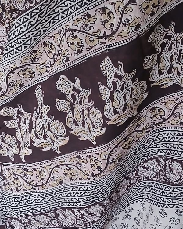 Pedana Cotton Kalamkari Saree - (PCKS0016) - Image 4